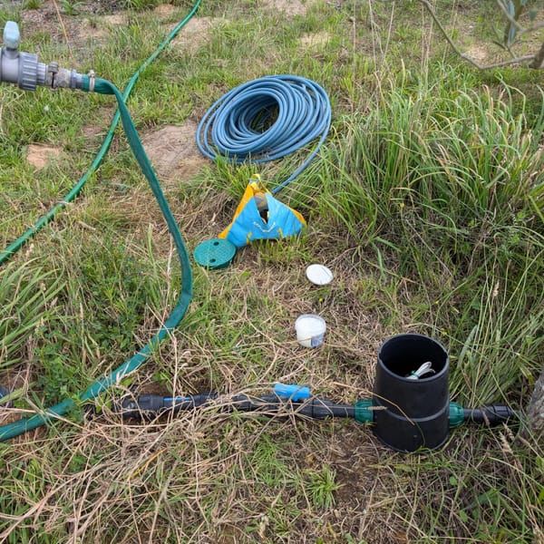 Setting up an electric valve to automate filling the duck pond