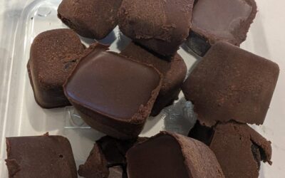 Our calcium supplements, er… healthy, delicious, chocolate bonbons, for today 😋