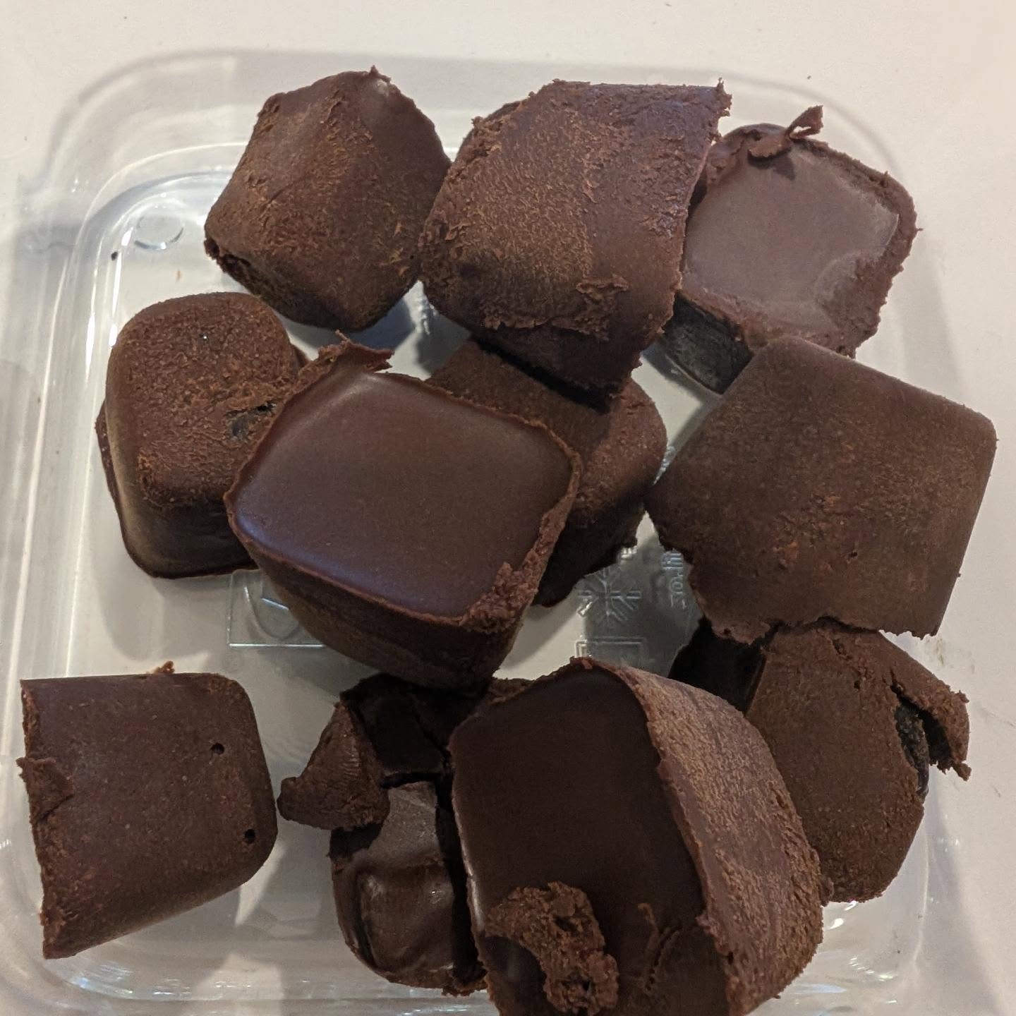 Our calcium supplements, er… healthy, delicious, chocolate bonbons, for today 😋