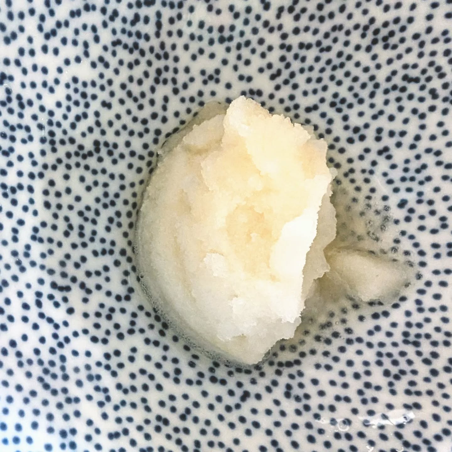 Lemon and eucalyptus sorbet. Healthy and delicious.