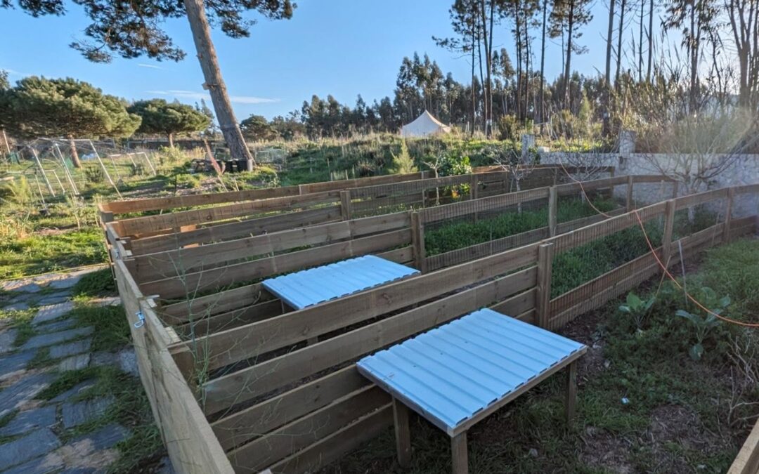 The nursery area completed and ready for business.