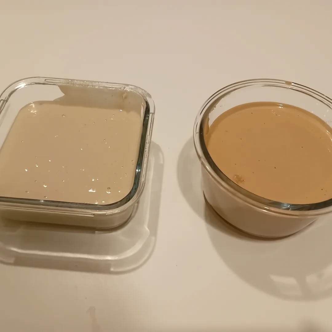 Homemade peanut butter.