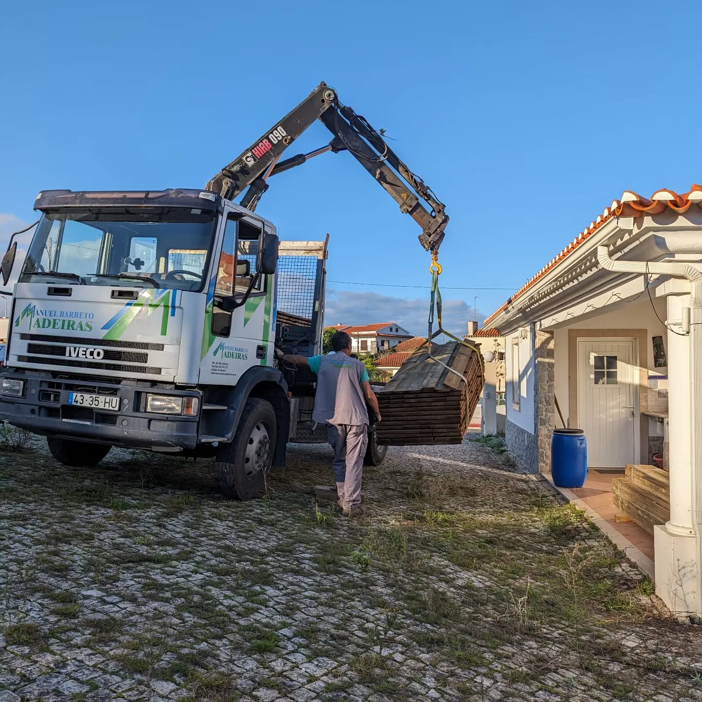 Lumber delivery, to use for a couple building projects.