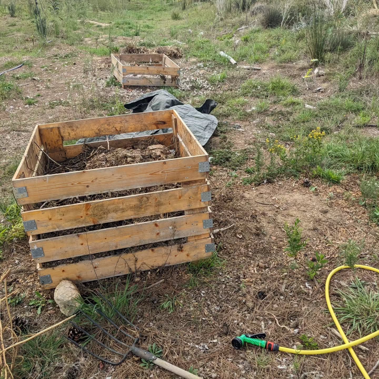 #compostturning #modularcompostbin