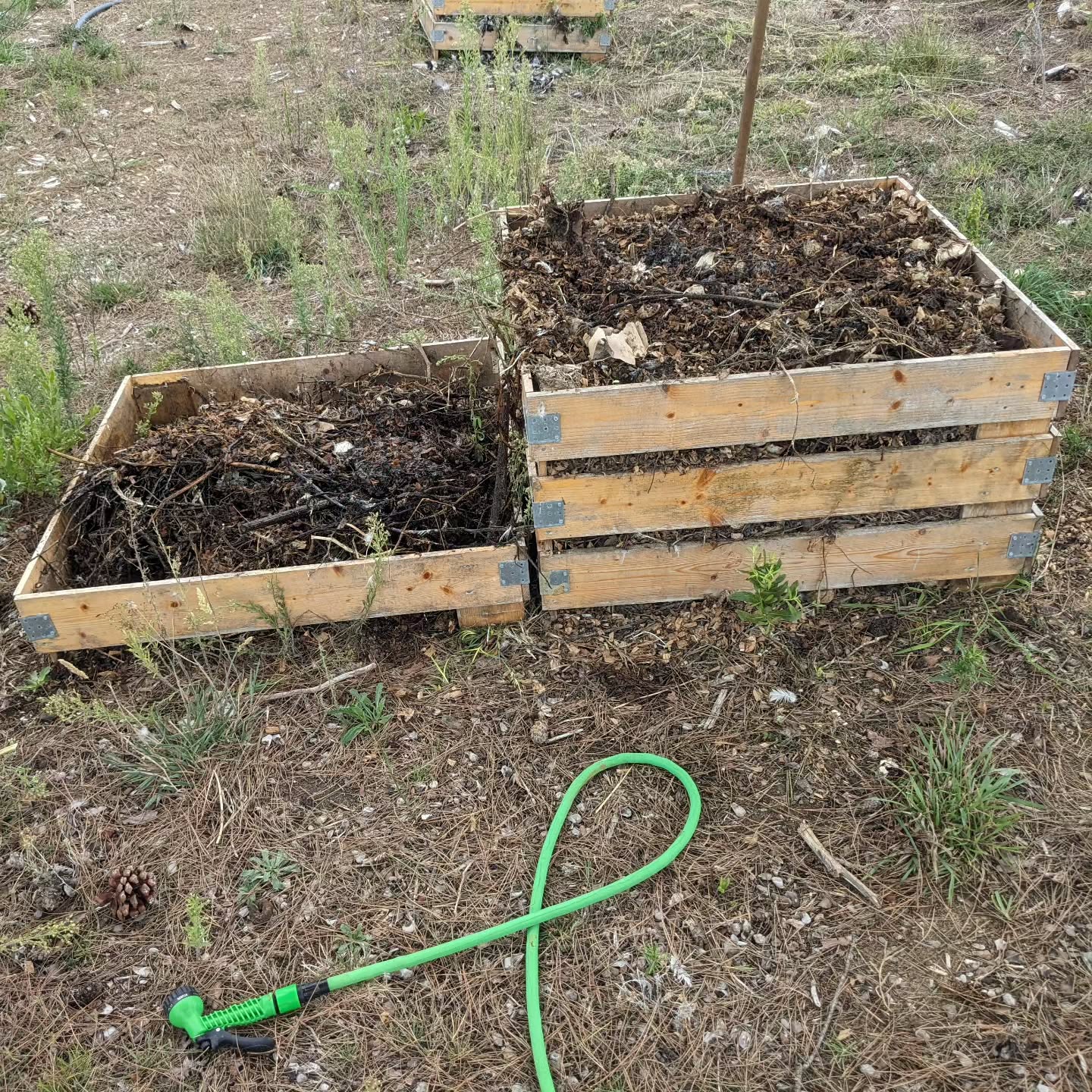 #compostturning #modularcompostbin