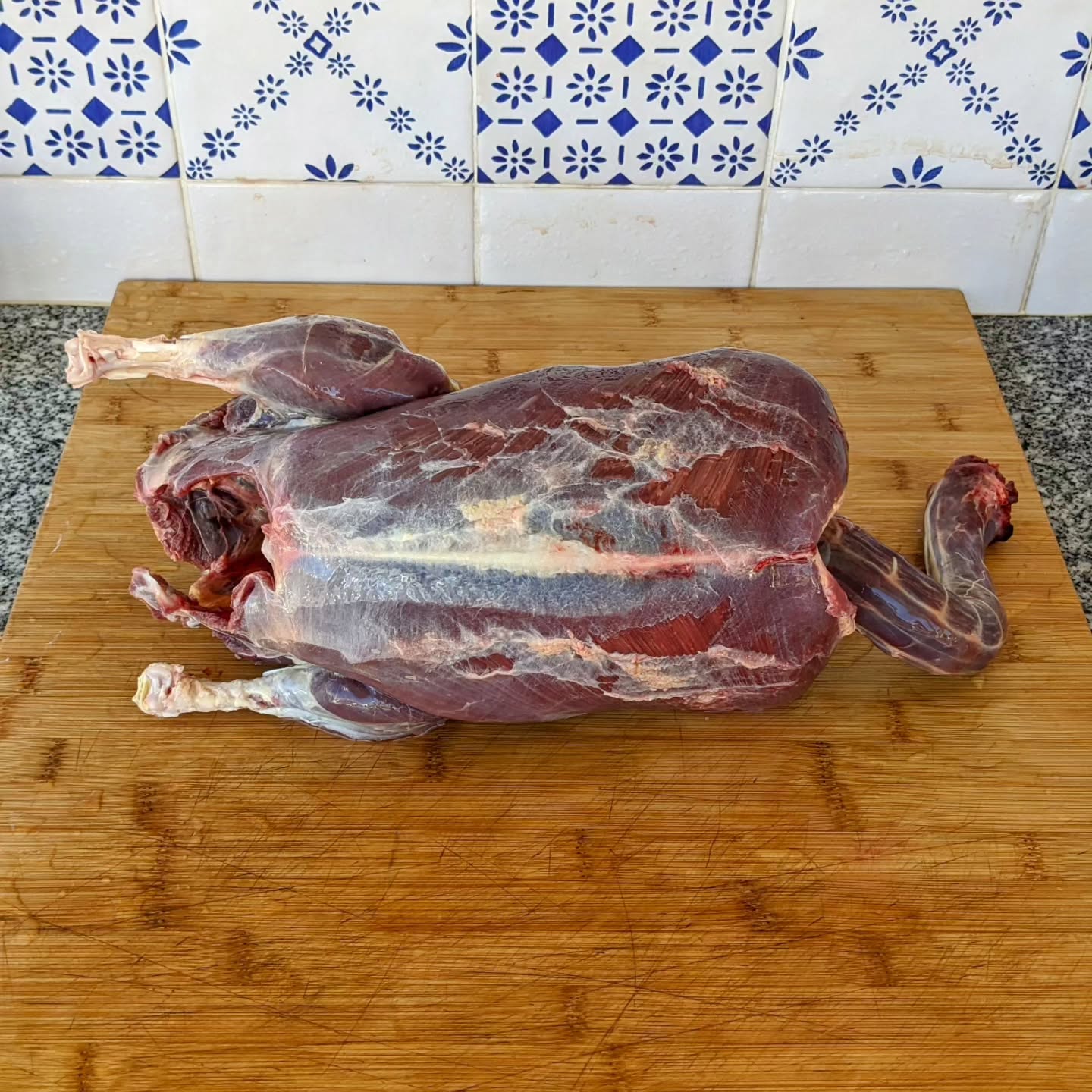 Duck processing day.