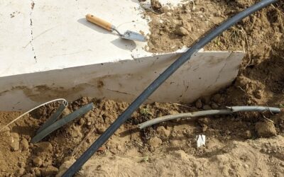 Found a better way to route the power cable for the irrigation controllers.
