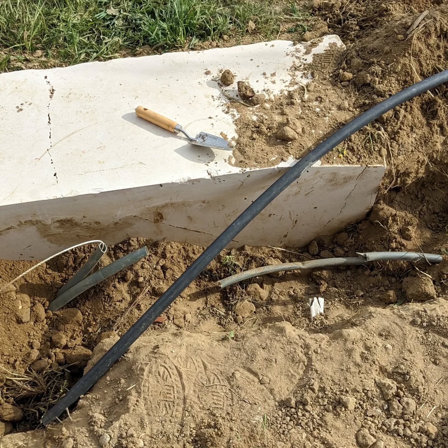 Found a better way to route the power cable for the irrigation controllers.