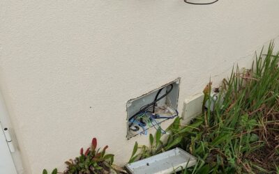 Trying to fix the doorbell.