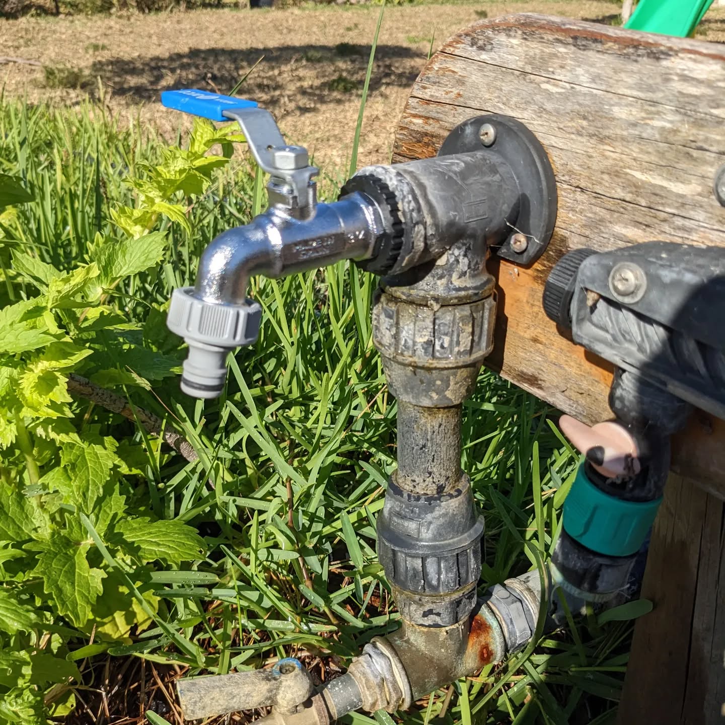 Replaced a water tap that kept flying out and getting us wet 😅
