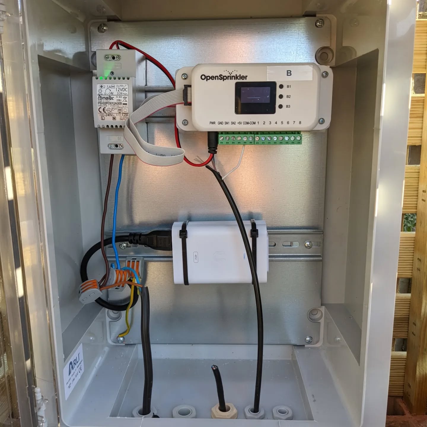 First two #irrigation zones connected to the controller and working.