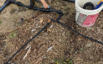 Two more #soakerhose lines. They work, but there might be room for improvement.