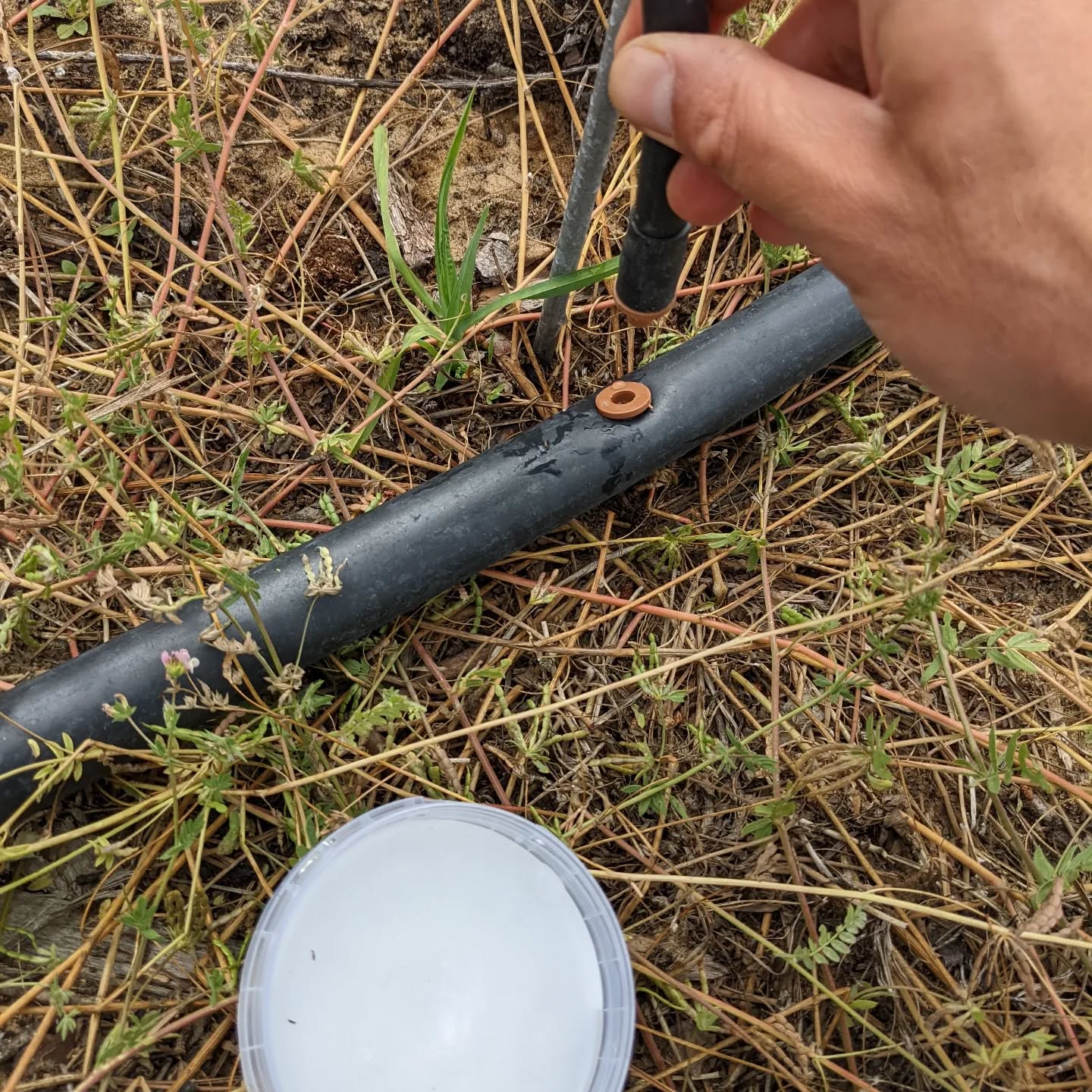 Another #irrigation line upgraded with proper plugs.