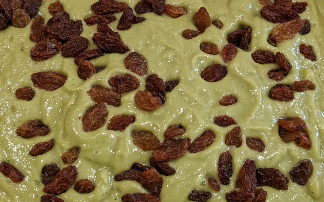 The green leaves harvested yesterday resulted in a tasty breakfast bowl for the family.
