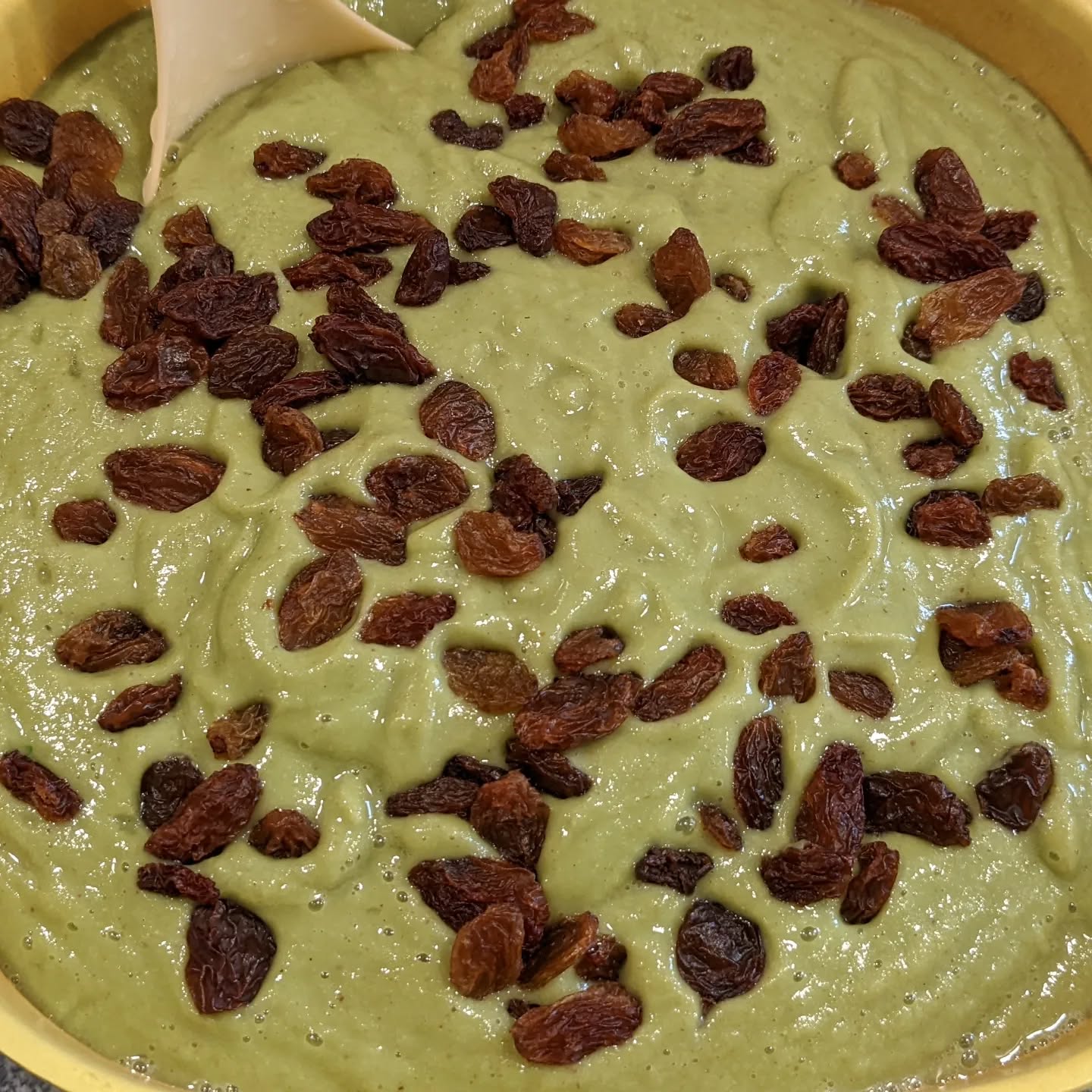 The green leaves harvested yesterday resulted in a tasty breakfast bowl for the family.