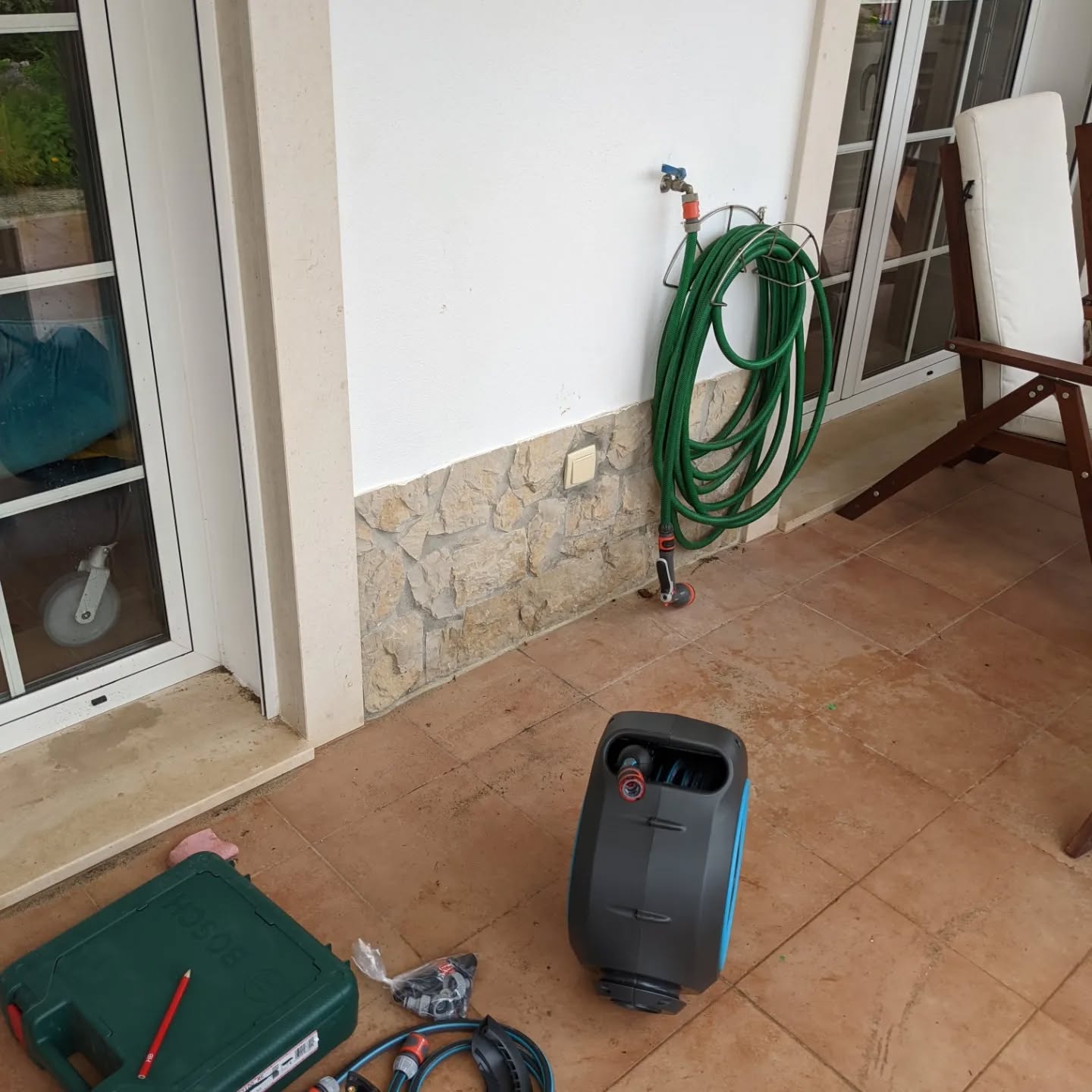 An upgrade for the terrace #waterhose management