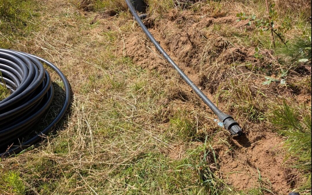 Starting on an irrigation revamp project.