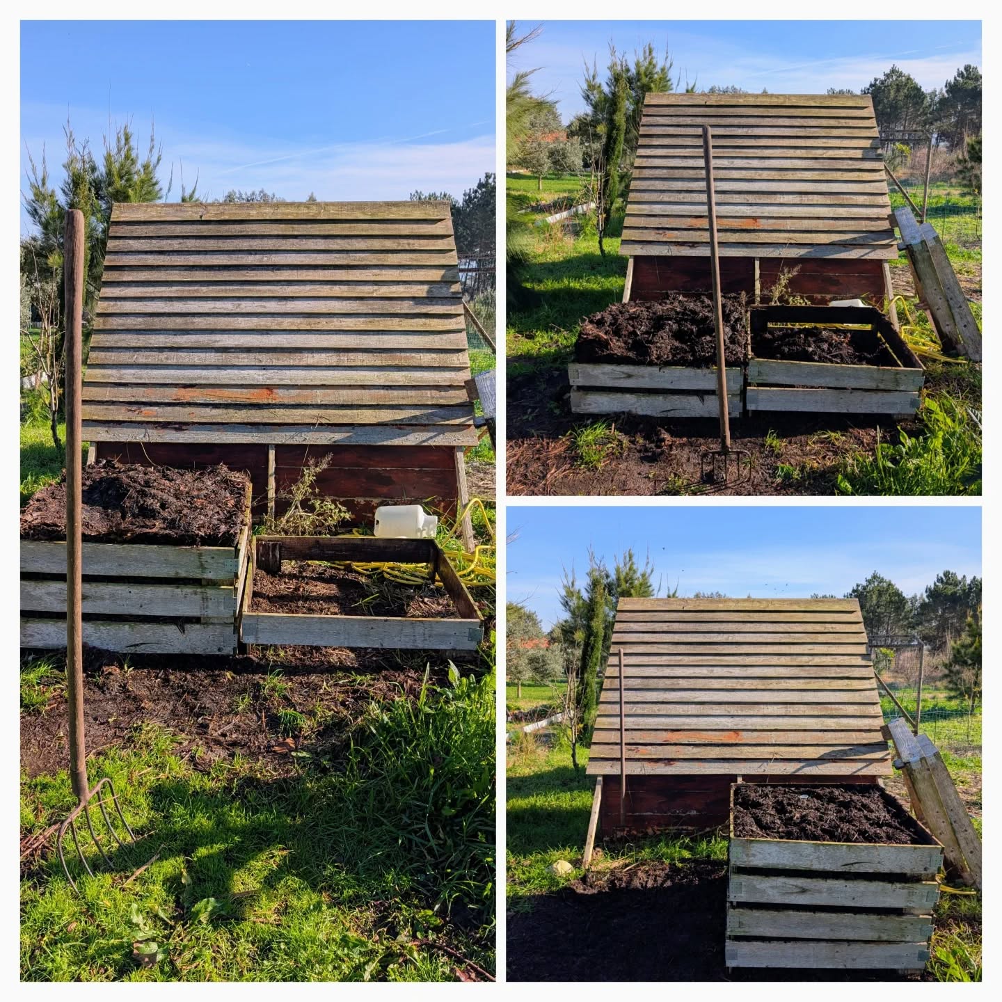 #compostturning #compost #modularcompostbin